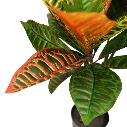 Realistic 140cm Artificial Codiaeum Tree - Lush Green Foliage, Perfect Decor! - plants - express.com