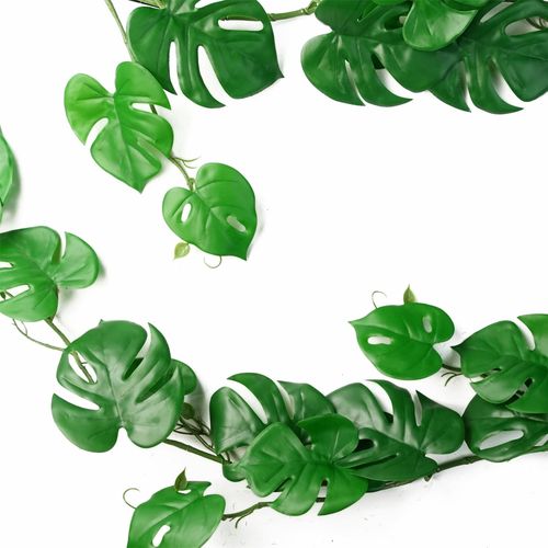 Realistic 180cm Artificial Monstera Hanging Plant - Lush Green Trailing Charm - plants - express.com
