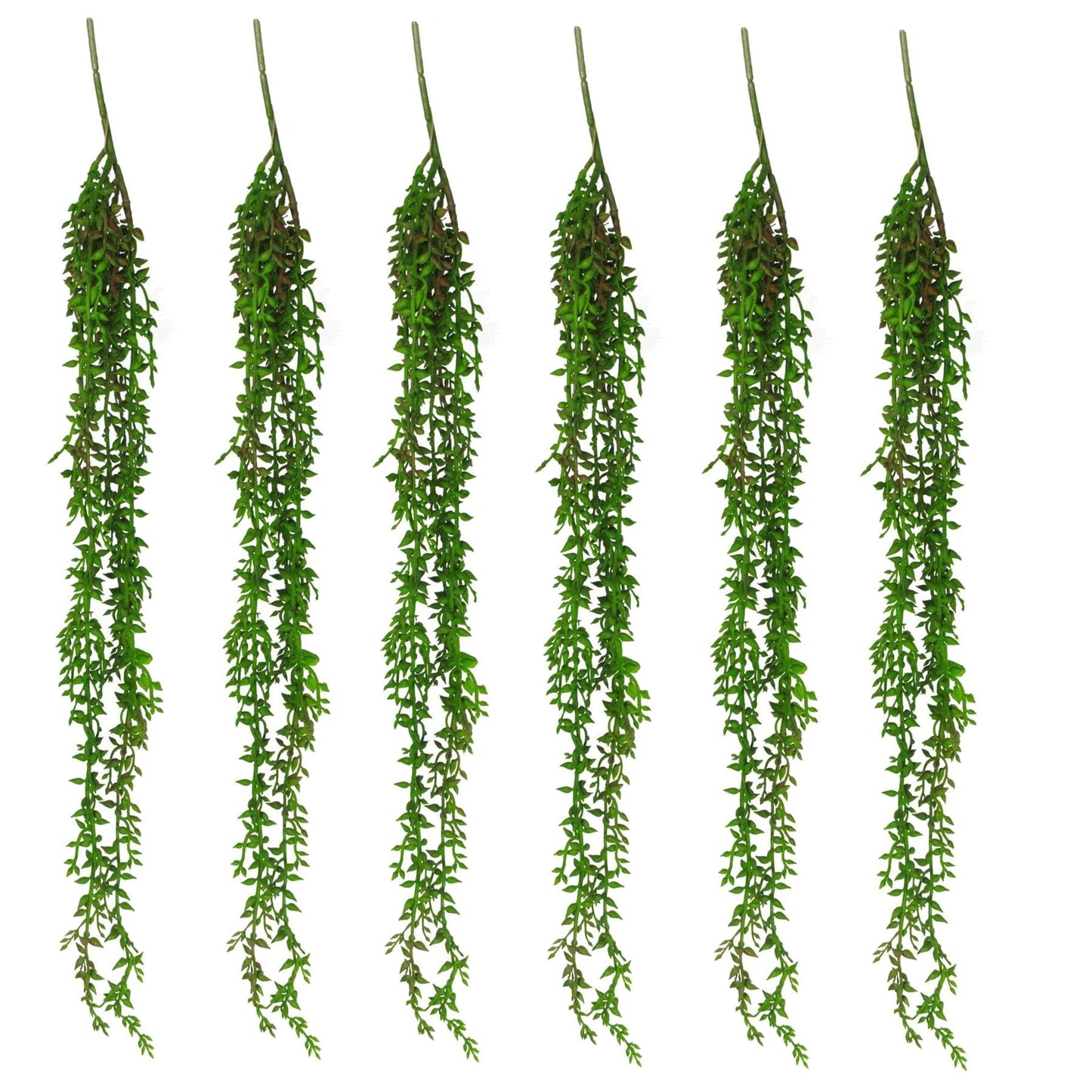 Realistic 6 - Pack Artificial Hanging Climbing Fig Plants - 58cm Ficus Pumila - plants - express.com