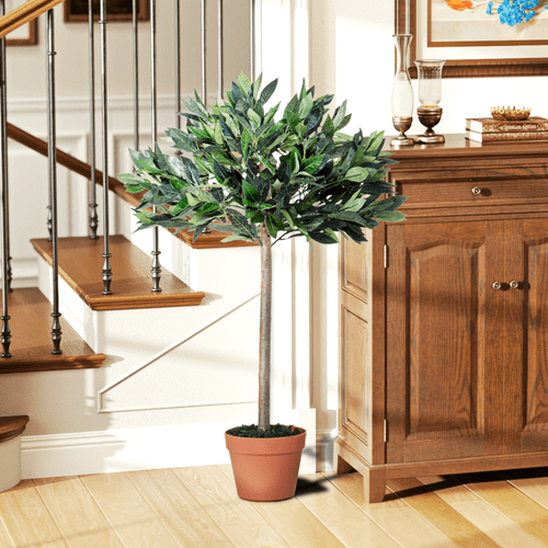Realistic 90cm Artificial Olive Tree - Low Maintenance Home Decor - plants - express.com