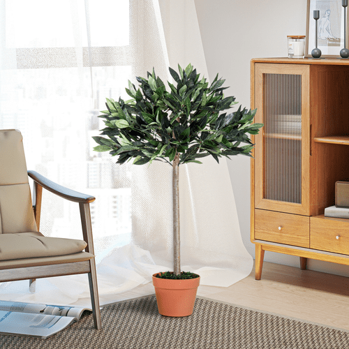 Realistic 90cm Artificial Olive Tree - Low Maintenance Home Decor - plants - express.com
