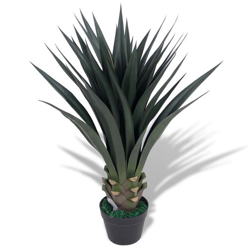 Realistic 90cm Artificial Yucca Plant - Stylish Green Decor with Pot - plants - express.com