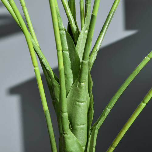 Realistic Artificial Monstera Tree - 13 Leaves in Stylish Cement Pot - plants - express.com
