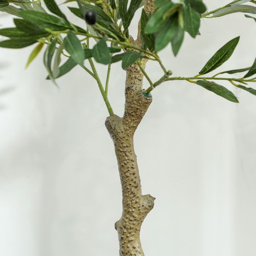 Realistic HOMCOM Faux Olive Tree - Lifelike Potted Silk Plant for Effortless Elegance - plants - express.com