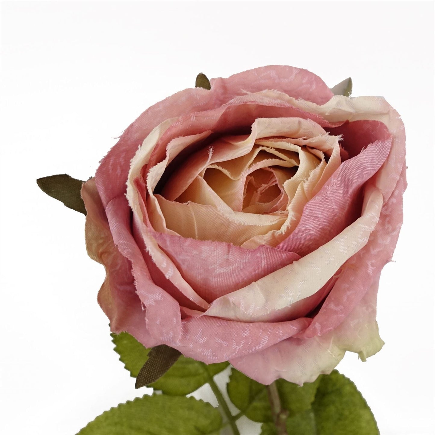 Set of 6 Realistic 70cm Light Pink Silk Roses - Perfect for Elegant Arrangements - plants - express.com