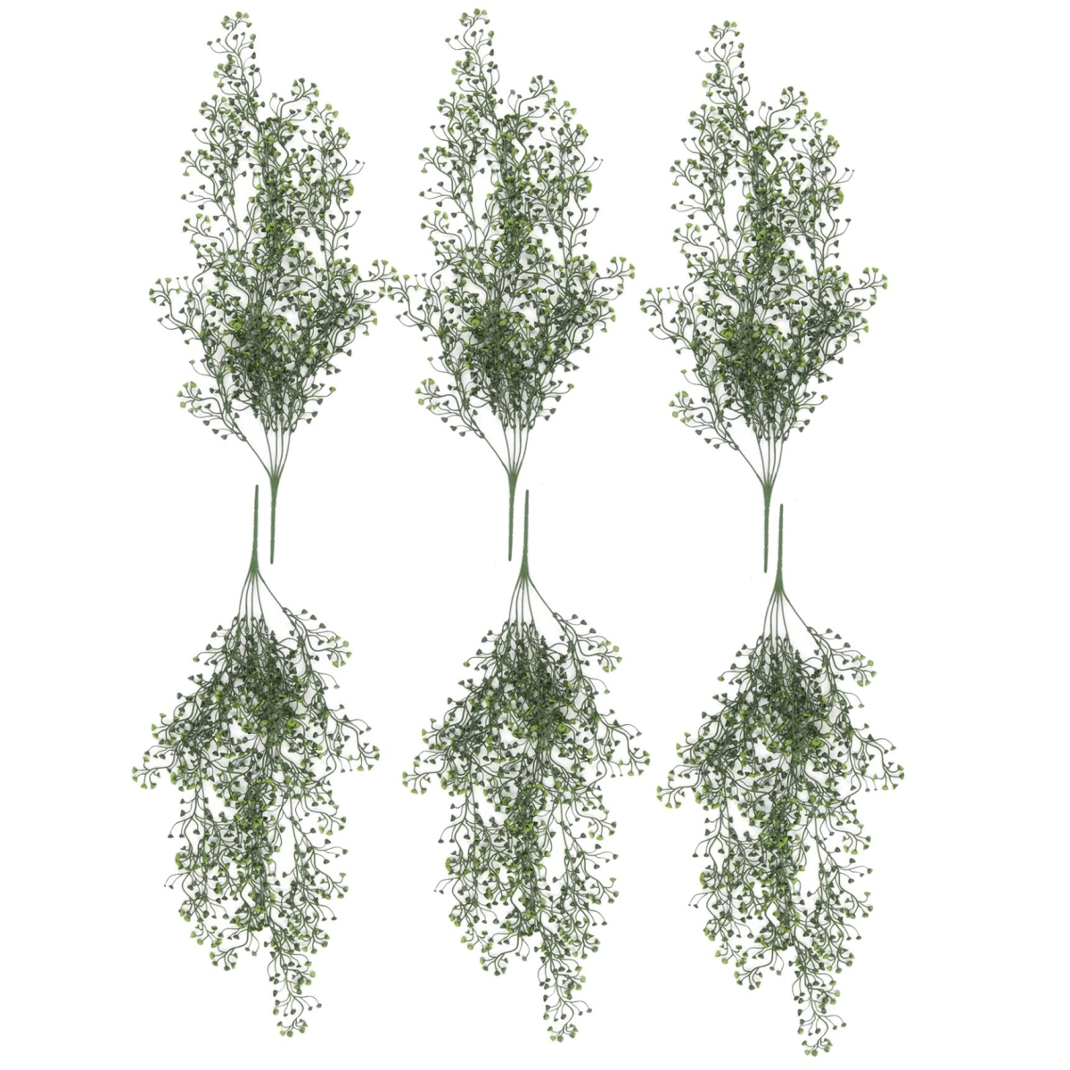 Set of 6 UV & Fire Resistant 75cm Hanging Artificial String Pearl Plants - plants - express.com