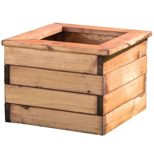 Solid Wood Square Planter – Versatile Design for Indoor or Outdoor Spaces - plants - express.com