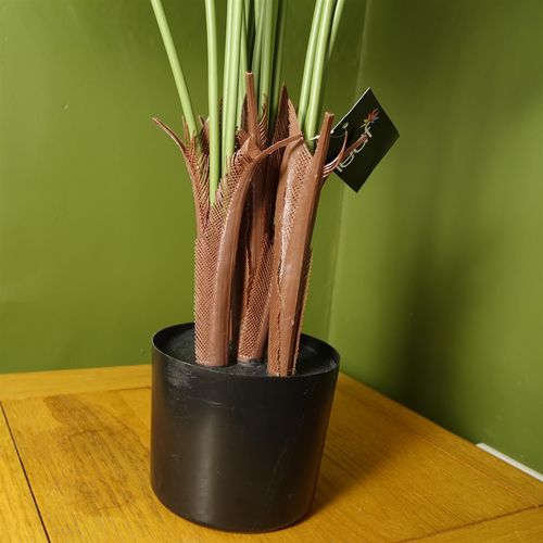Stunning 110cm Artificial Areca Palm Tree in Elegant Black Pot - Indoor Oasis! - plants - express.com