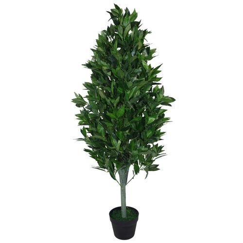Stunning 120cm Artificial Bay Tree Pyramid Cone - No Maintenance Needed! - plants - express.com