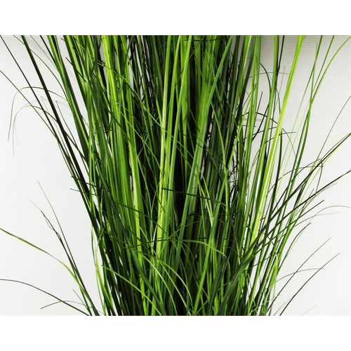 Stunning 130cm Artificial Grass Plant with Elegant Copper Metal Planter - plants - express.com