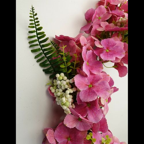 Stunning 150cm Pink Blossom Garland - Lifelike Silk Flowers & Versatile Design - plants - express.com