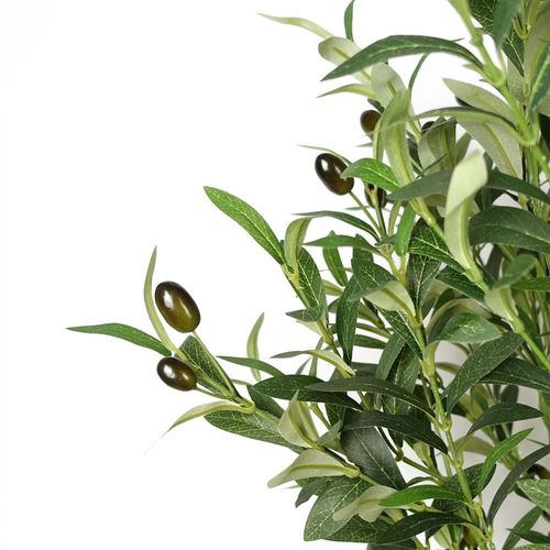 Stunning 160cm Realistic Artificial Olive Tree with 1296 Leaves & 72 Olives - plants - express.com