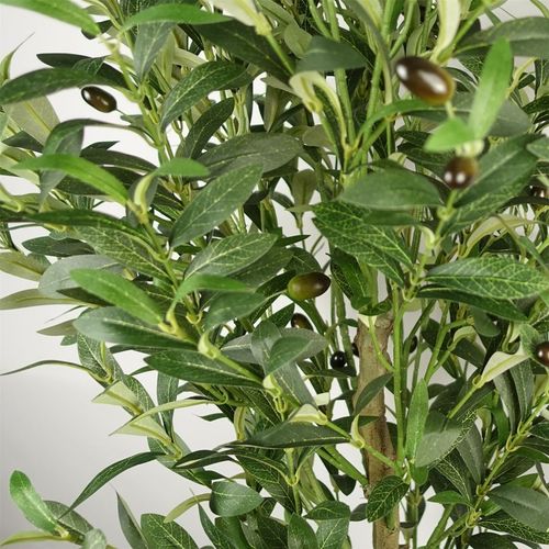 Stunning 160cm Realistic Artificial Olive Tree with 1296 Leaves & 72 Olives - plants - express.com