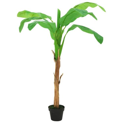Stunning 180cm Artificial Banana Tree with Black Pot - Lush Green Décor - plants - express.com