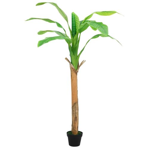 Stunning 180cm Artificial Banana Tree with Black Pot - Lush Green Décor - plants - express.com