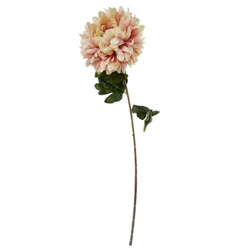 Stunning 55cm Artificial Chrysanthemum Arrangement with Retro Glass Vase - plants - express.com