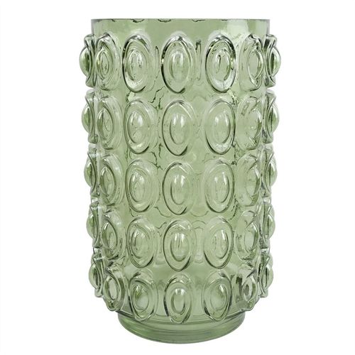 Stunning 55cm Artificial Chrysanthemum Arrangement with Retro Glass Vase - plants - express.com