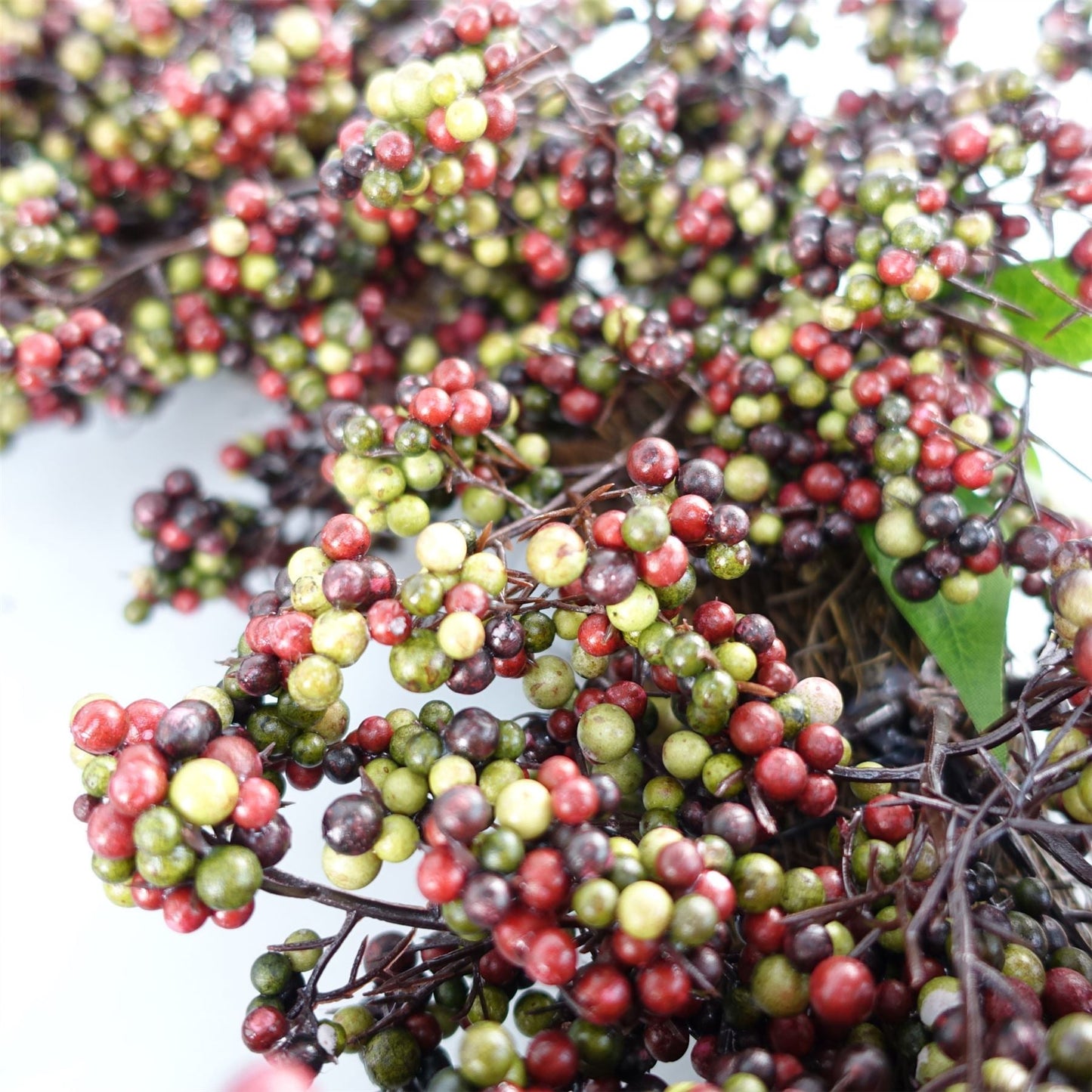 Stunning 55cm Black Berry Wreath - Perfect for Any Door this Season! - plants - express.com