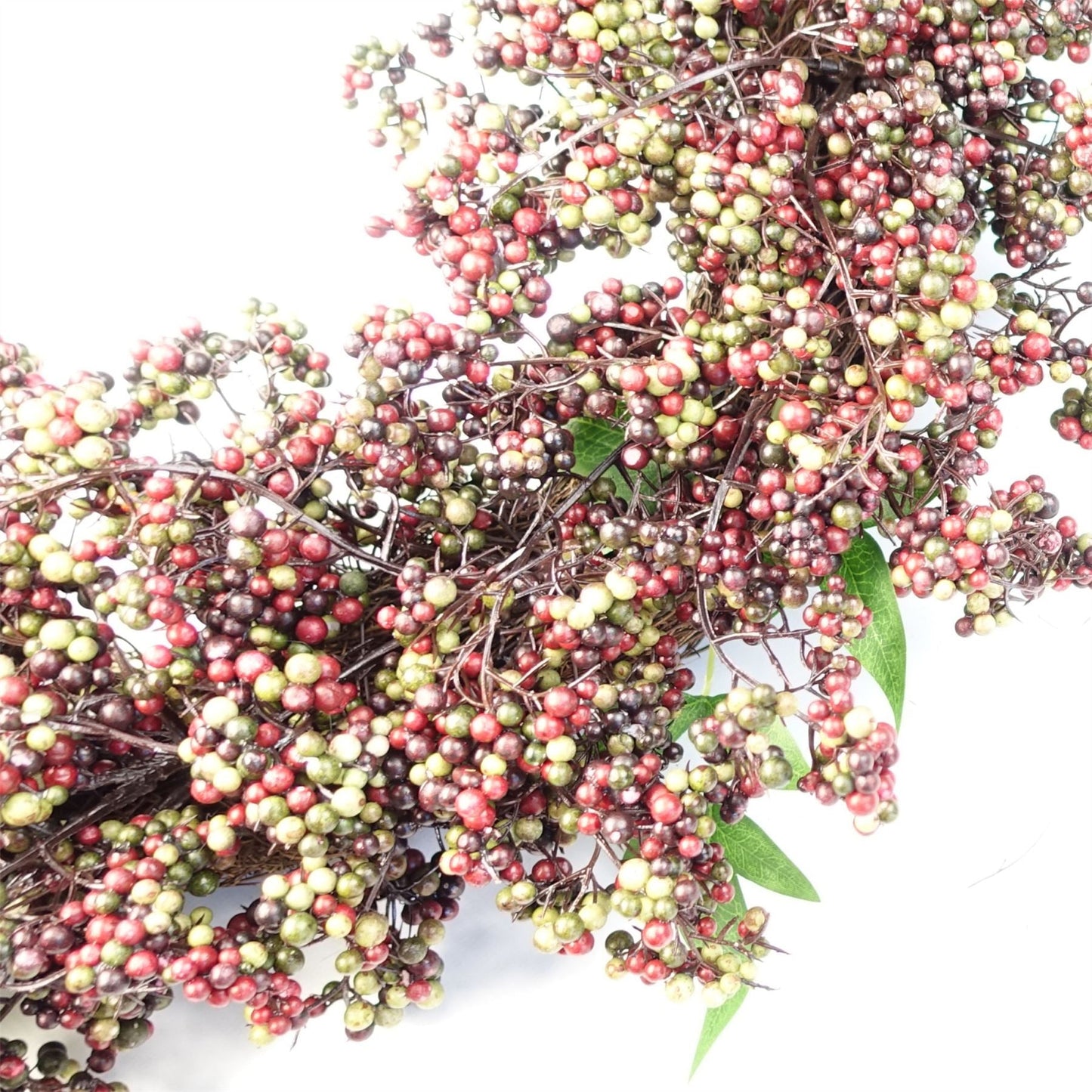 Stunning 55cm Black Berry Wreath - Perfect for Any Door this Season! - plants - express.com