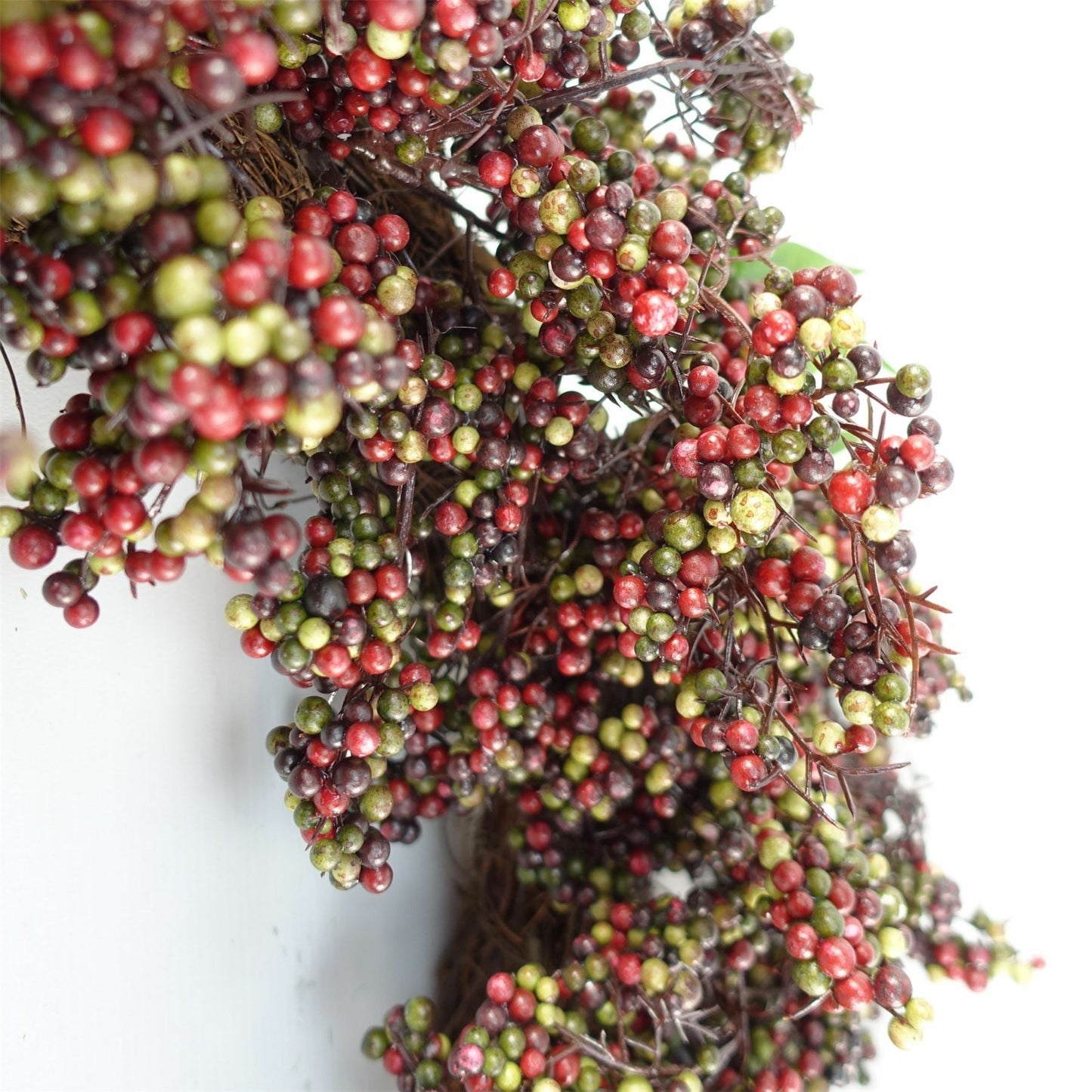 Stunning 55cm Black Berry Wreath - Perfect for Every Door & Seasonal Decor! - plants - express.com