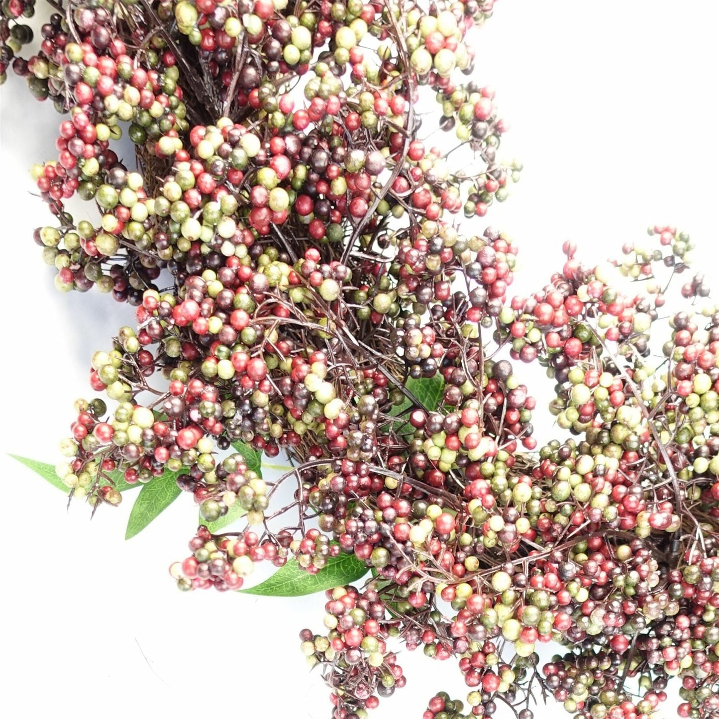 Stunning 55cm Black Berry Wreath - Perfect for Every Door & Seasonal Decor! - plants - express.com