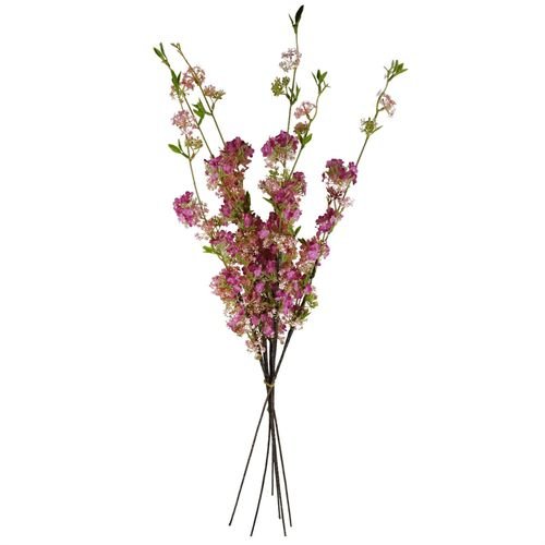 Stunning 6 - Pack 100cm Pink Blossom Spray Stems - Perfect for Elegant Arrangements! - plants - express.com