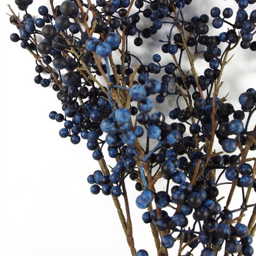 Stunning 70cm Artificial Blue Berry Spray - Perfect for Festive Displays! - plants - express.com