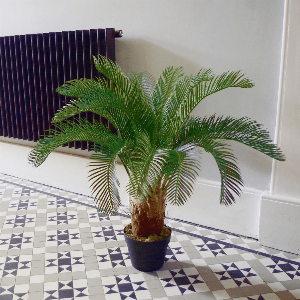 Stunning 80cm Artificial Cycas Palm Tree | Lifelike Tropical Decor - plants - express.com