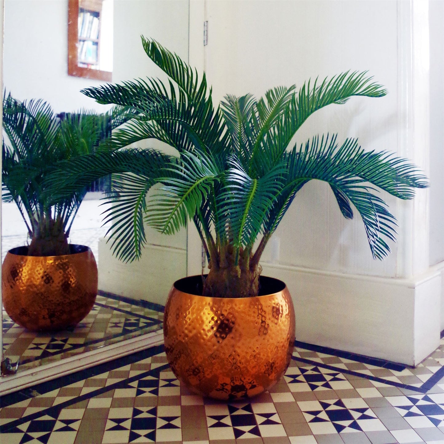 Stunning 80cm Artificial Cycas Palm Tree | Lifelike Tropical Decor - plants - express.com