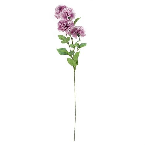 Stunning 80cm Pink Carnation & Larkspur Floral Arrangement in Glass Vase - plants - express.com
