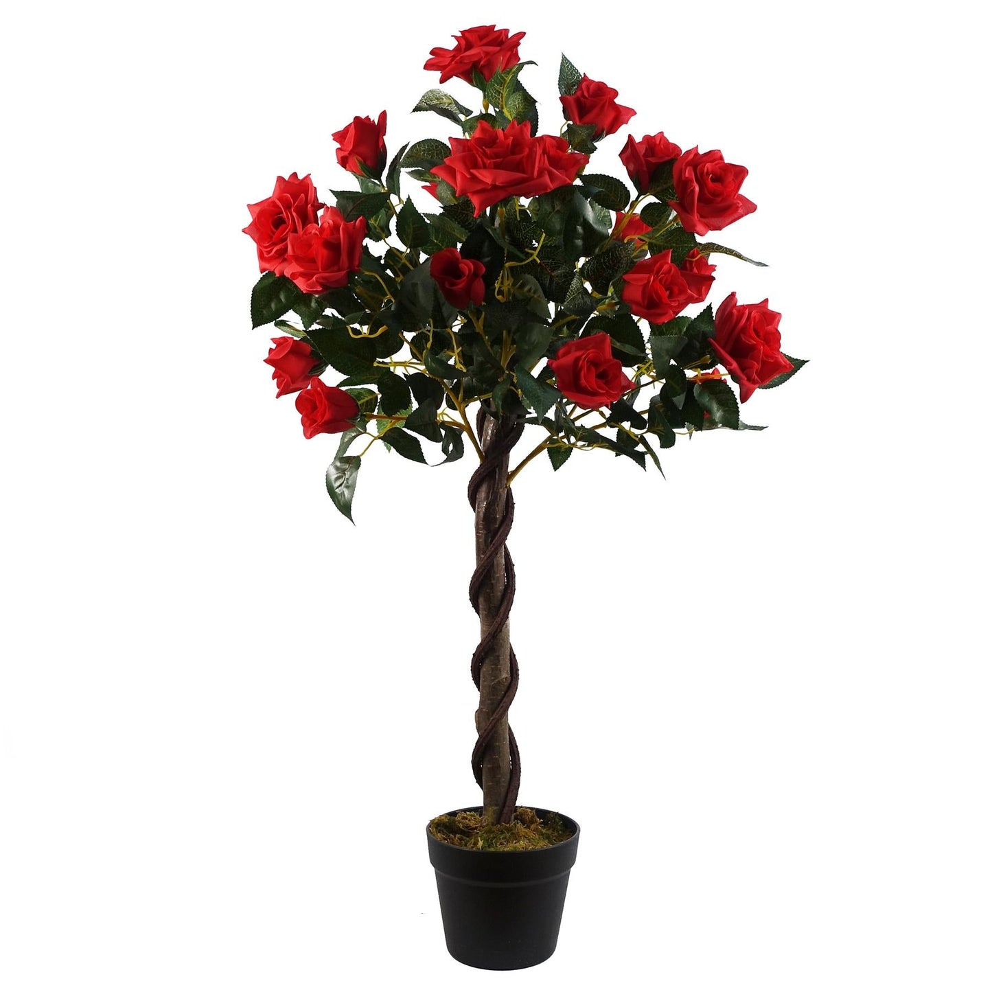 Stunning 90cm Artificial Red Rose Tree for Elegant Weddings & Decor - plants - express.com