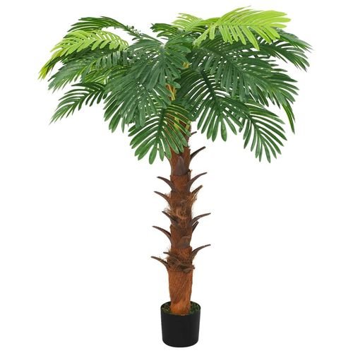 Stunning 90cm Green Cycas Palm in Black Pot - Lush Artificial Plant Decor - plants - express.com