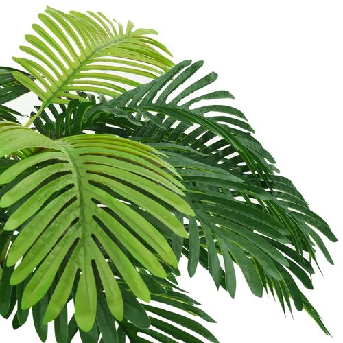 Stunning 90cm Green Cycas Palm in Black Pot - Lush Artificial Plant Decor - plants - express.com