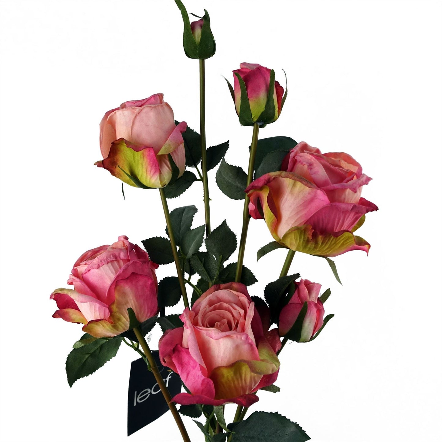 Stunning Pink Rose Artificial Spray Set - 24 Blooms & 18 Buds for Arrangements - plants - express.com