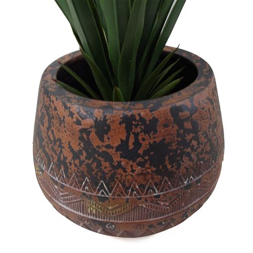 Stunning Zaturn 24cm x 30cm Rustic Planter in Brown/Black - Perfect for Any Space! - plants - express.com
