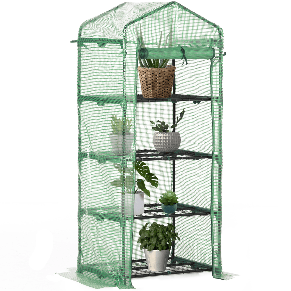 Sturdy Mini Greenhouse with Zippered Access - Perfect for Hobby Gardeners! - plants - express.com
