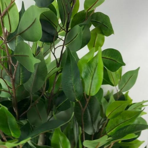 Stylish 110cm Faux Ficus Tree in Copper Planter - Perfect for Home & Office! - plants - express.com