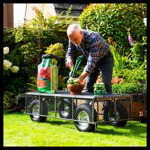 The Handy 350kg (770lb) Garden Trolley - plants - express.com
