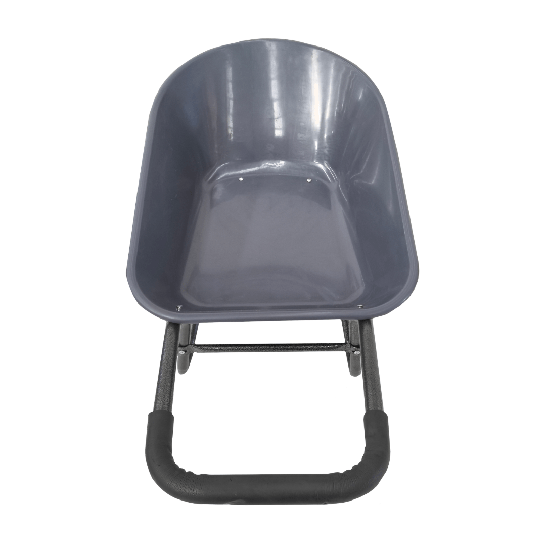 The Handy 78 Litre Poly Wheelbarrow with Twin Pneumatic Wheels - plants - express.com
