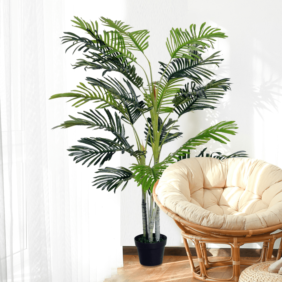Tropical Oasis Taro Tree - 150cm Realistic Artificial Plant for Home & Garden - plants - express.com