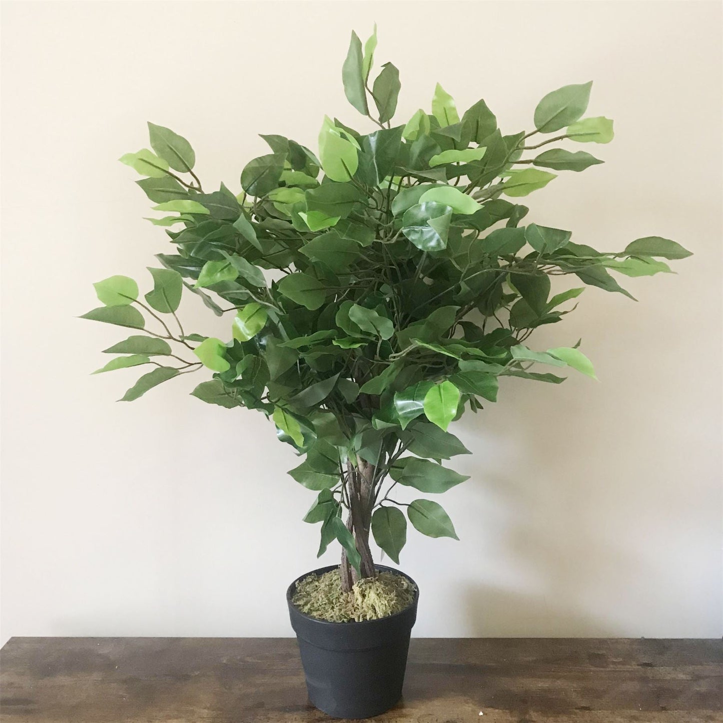 Verdant Elegance: 60cm Lush Artificial Ficus Tree - Realistic Indoor Decor - plants - express.com