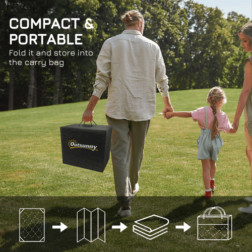 Versatile Reversible Outdoor Rug with Carry Bag - Perfect for Camping & Beach - plants - express.com