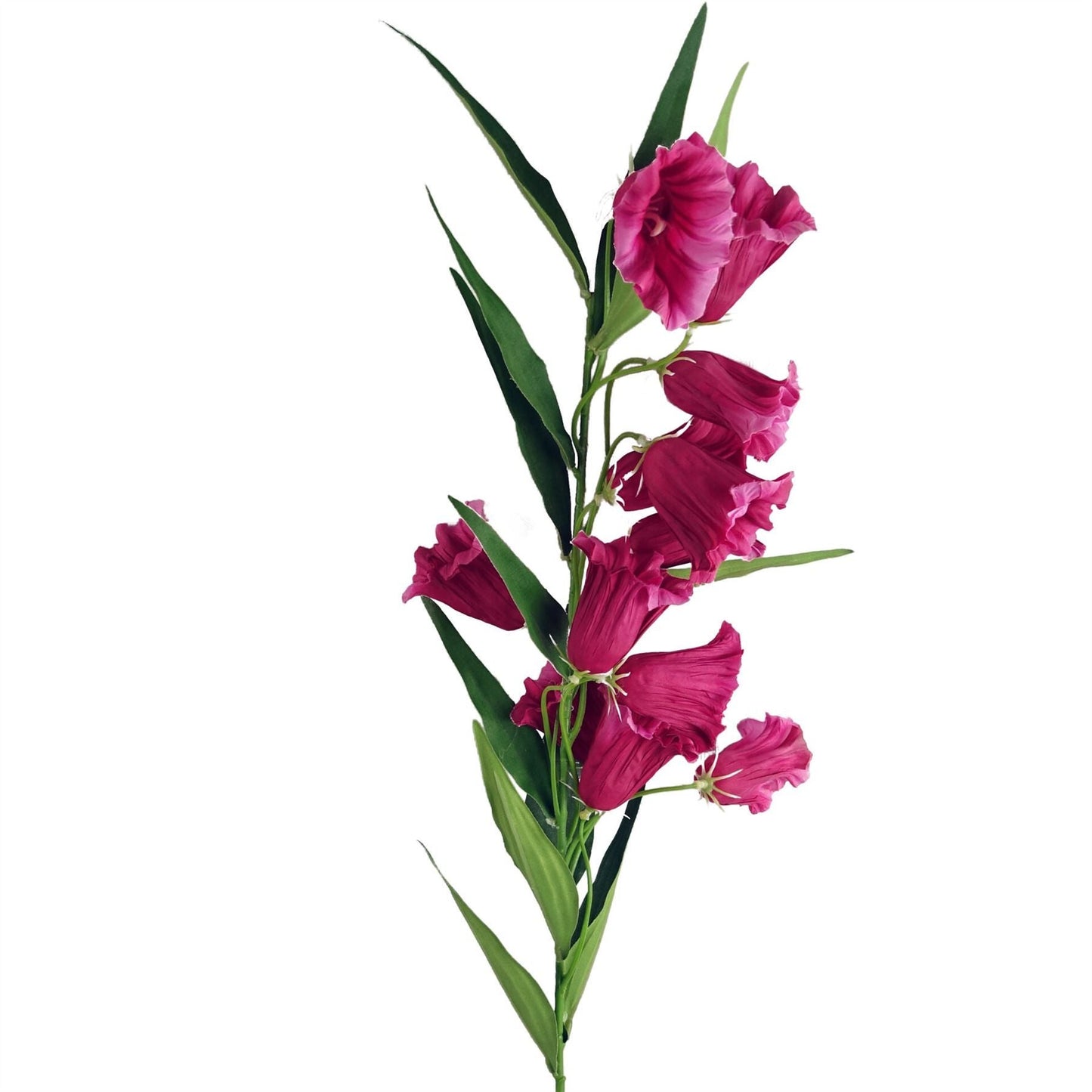 Vibrant 100cm Fuchsia Pink Trumpet Flower Stem - Perfect for Stunning Arrangements! - plants - express.com