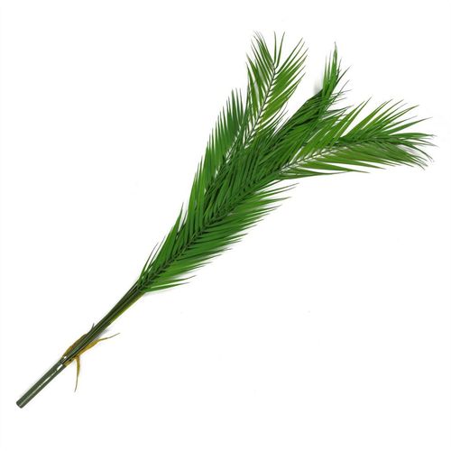 Vibrant 118cm Unpotted Artificial Palm Tree with 11 Flexible Leaves - plants - express.com