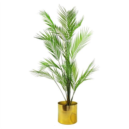 Vibrant 118cm Unpotted Artificial Palm Tree with 11 Flexible Leaves - plants - express.com