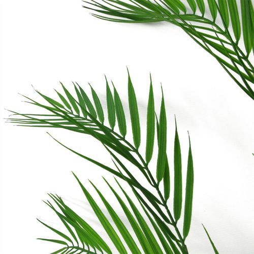 Vibrant 118cm Unpotted Artificial Palm Tree with 11 Flexible Leaves - plants - express.com
