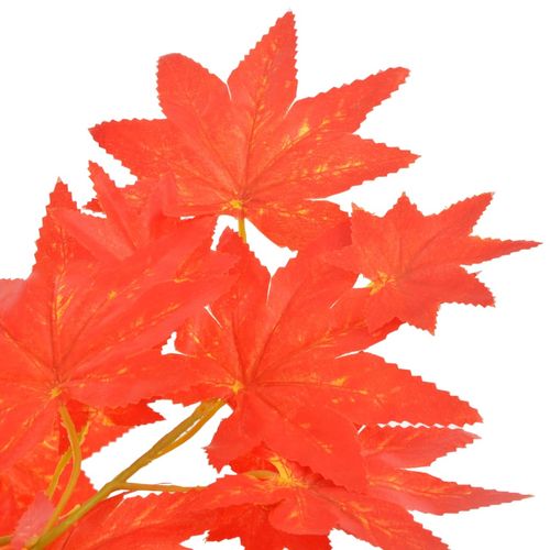 Vibrant 120cm Red Maple Tree - Lifelike Artificial Plant in Stylish Pot - plants - express.com