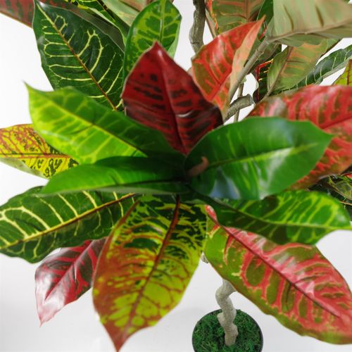 Vibrant 130cm Artificial Codiaeum: Lush, Safe & Stunning House Plant - plants - express.com
