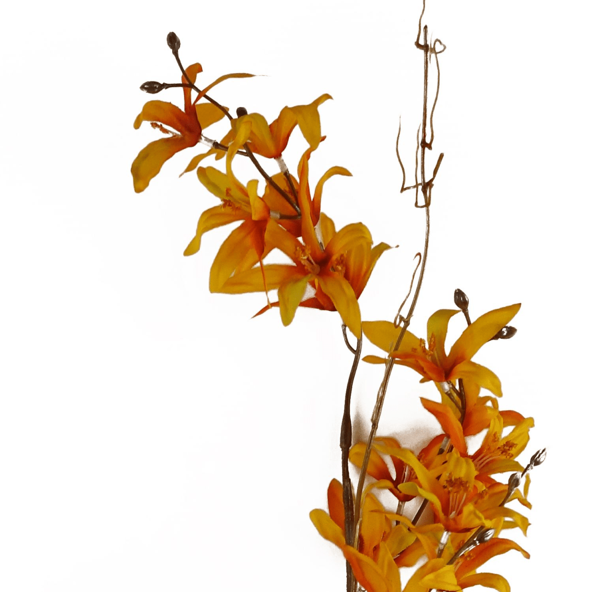 Vibrant 130cm Yellow Blossom Floral Spray - Lifelike Silk Decor Accent - plants - express.com