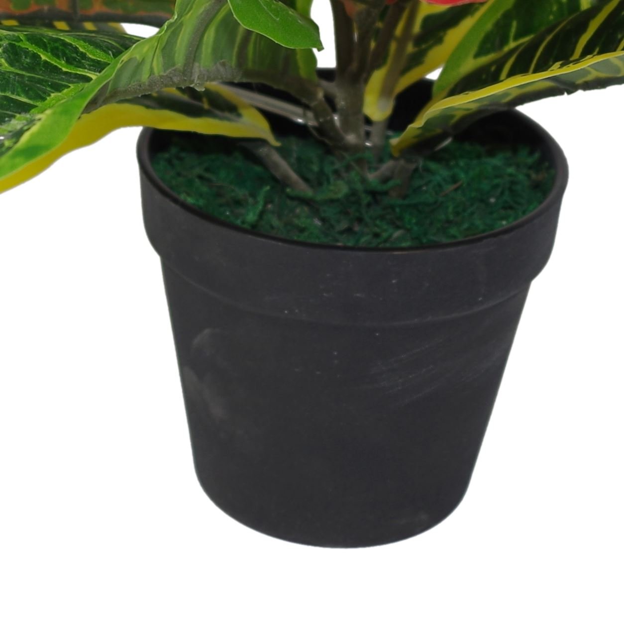 Vibrant 40cm Artificial Codiaeum - Exotic Croton Plant for Any Home - plants - express.com